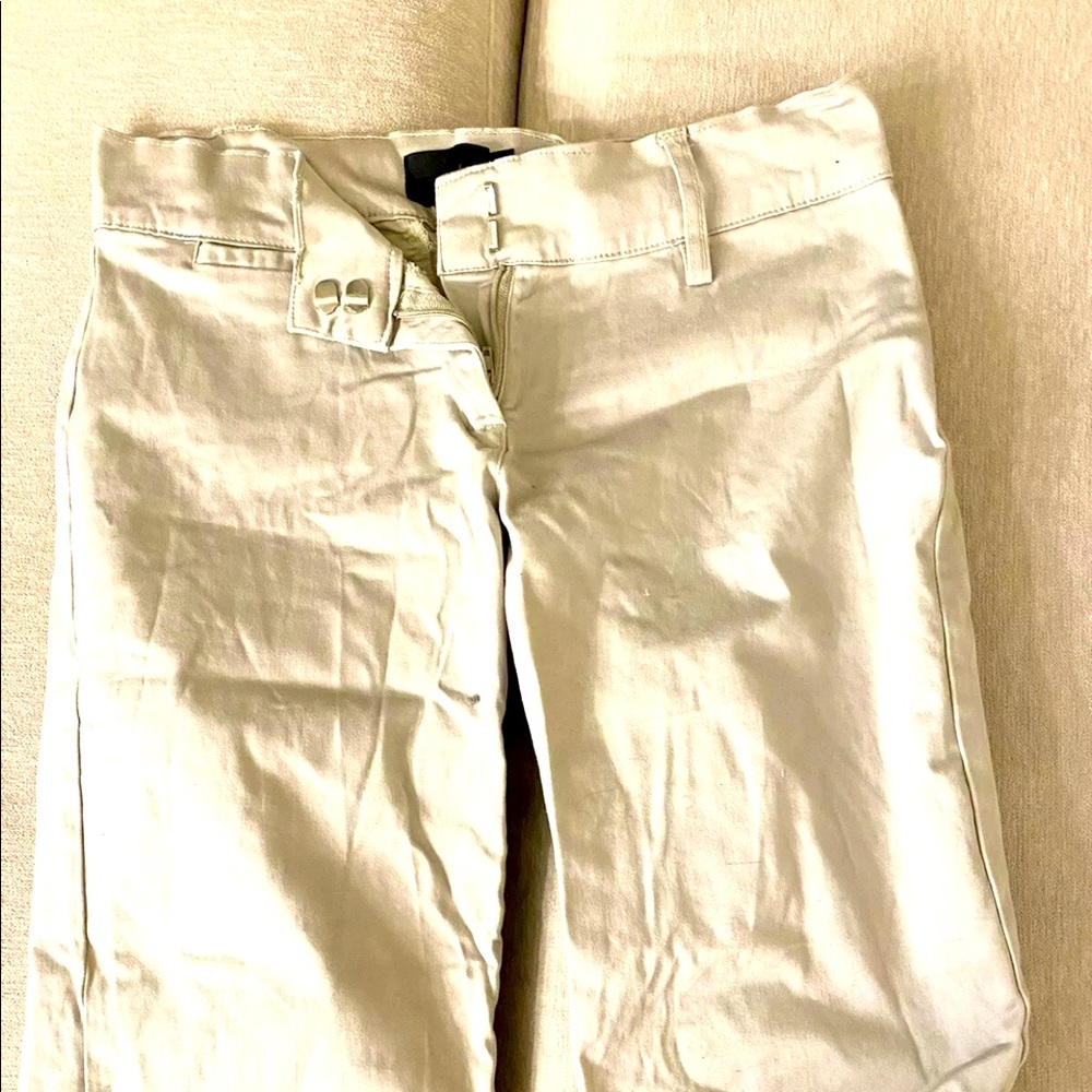 The Limited 97% Cotton Cassidy Fit Grey High Knee Pants